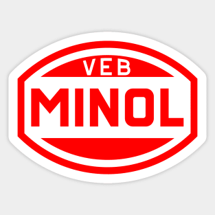 VEB Minol logo (original in 1c) Sticker